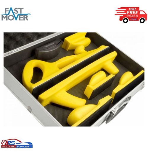 Fast Mover Sanding Kit, 7pc Longbed Metallic Hard Carry Case FMT5518 Sanding Kit